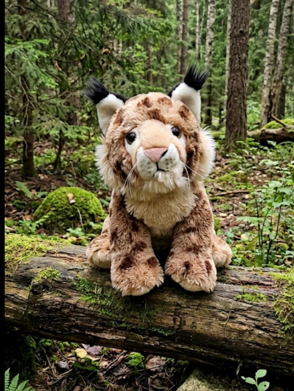 Lynx cat plush 10" Wild Republic stuffed animal realistic